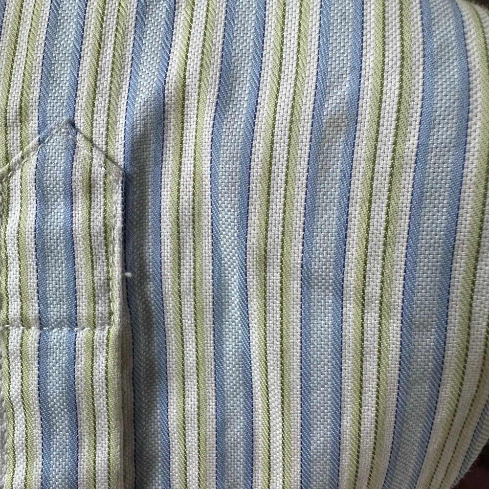 Banana Republic Fitted Blue White Striped Dress Shirt Men’s L 16–16½